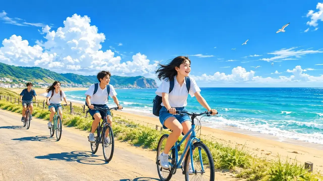 浪花吻过的夏天 - AI片 《浪花吻过的夏天》短剧推荐海报 - AI片